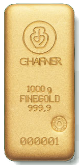 1 Kilogramm Goldbarren C.Hafner 999,9 Feingold