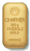 250g Goldbarren C.Hafner 999,9 Feingold