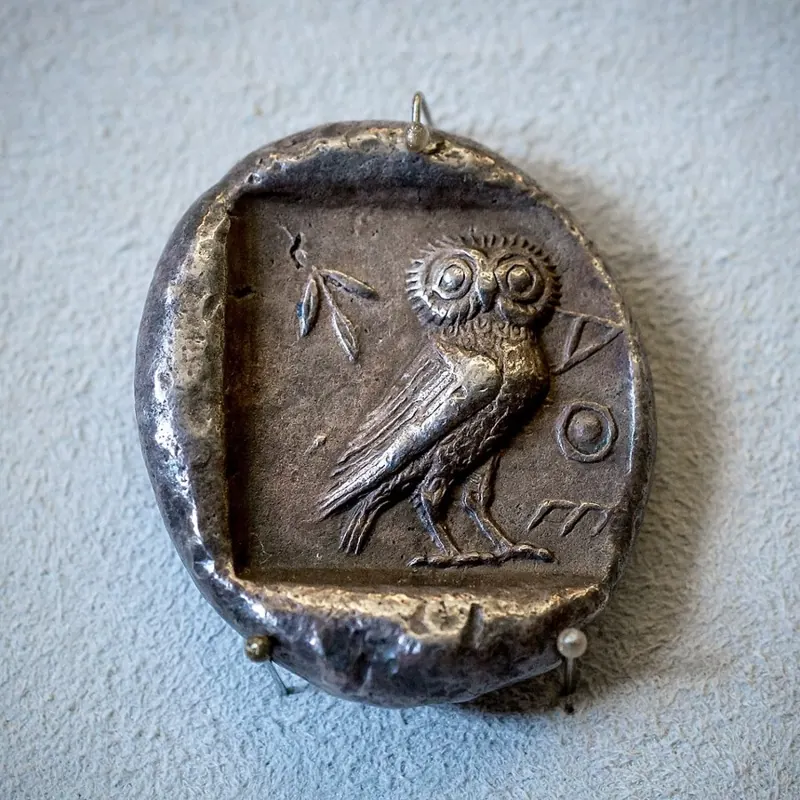 Eule von Athen Silbermünze, 1 oz: antike Tetradrachme von Athen