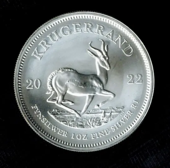 Krügerrand Silbermünze, 1 oz: Silber-Krügerrand 1 oz (2022)