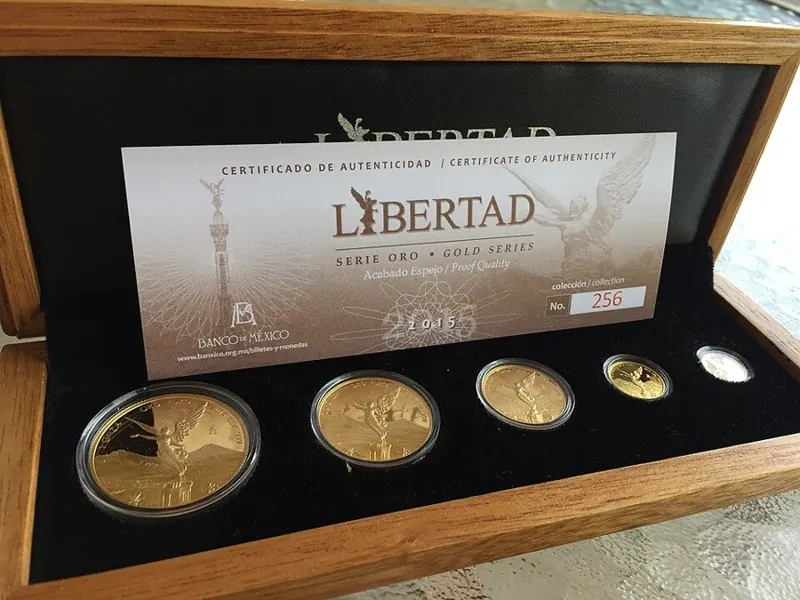 Libertad Goldmünze, 1 oz: Libertad Gold Proof-Set (2015)