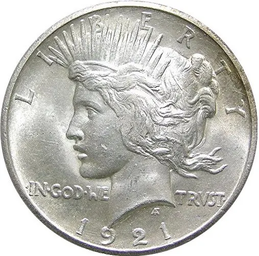 Peace Dollar Silbermünze, 24,05 g: Peace Dollar