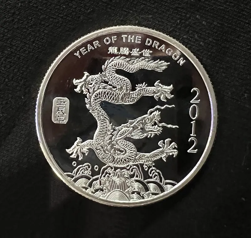 Weitere Silbermünzen Silbermünze, 1 oz: 1-oz-Silber-Round (2012)