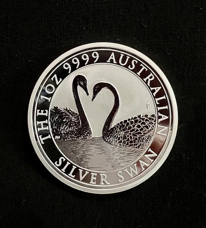 Schwan Goldmünze, 1 oz: Australian Swan 1 oz Silber (2022)