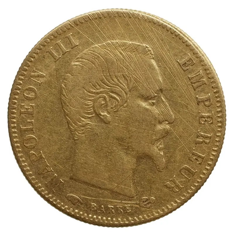 5 Francs Gold Goldmünze, 5 Francs