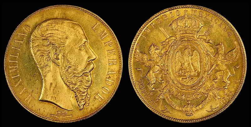 20 Pesos Mexiko Goldmünze, 20 Pesos