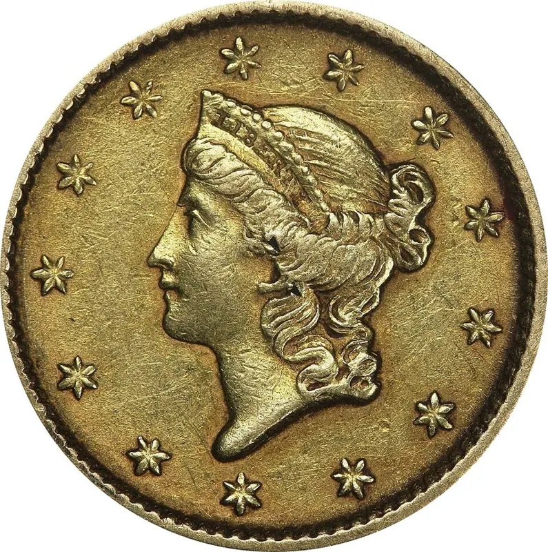 US Gold Dollar Goldmünze, 1 Dollar