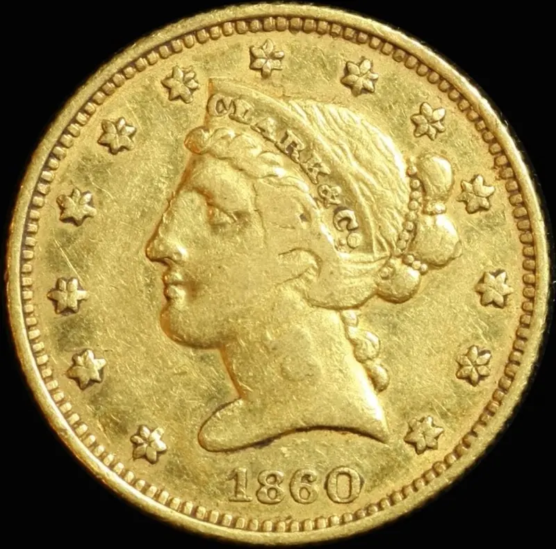 Half Eagle Goldmünze, 5 Dollar