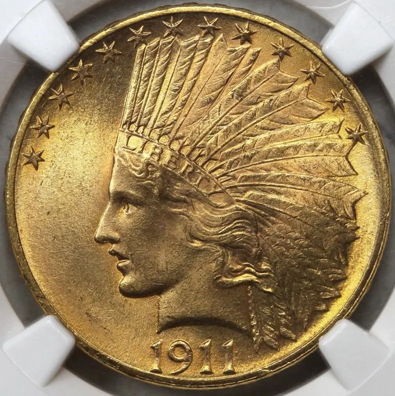 Indian Head Eagle Goldmünze, 10 Dollar