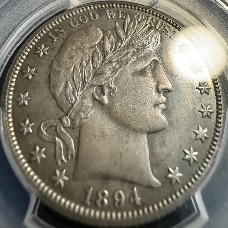 Barber Half Dollar Silbermünze, 1/2 Dollar