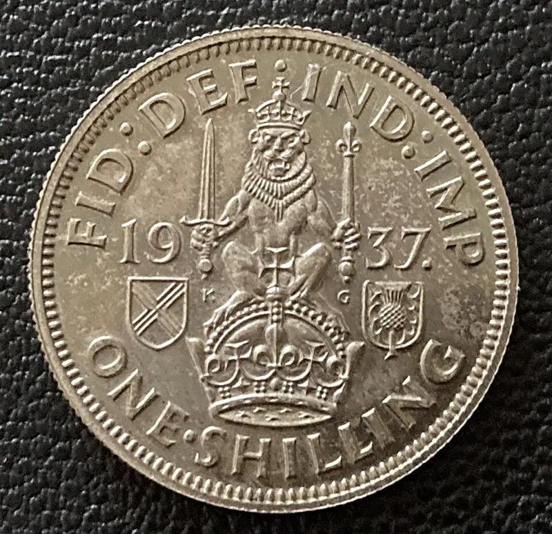 Shilling Großbritannien Silbermünze, Shilling