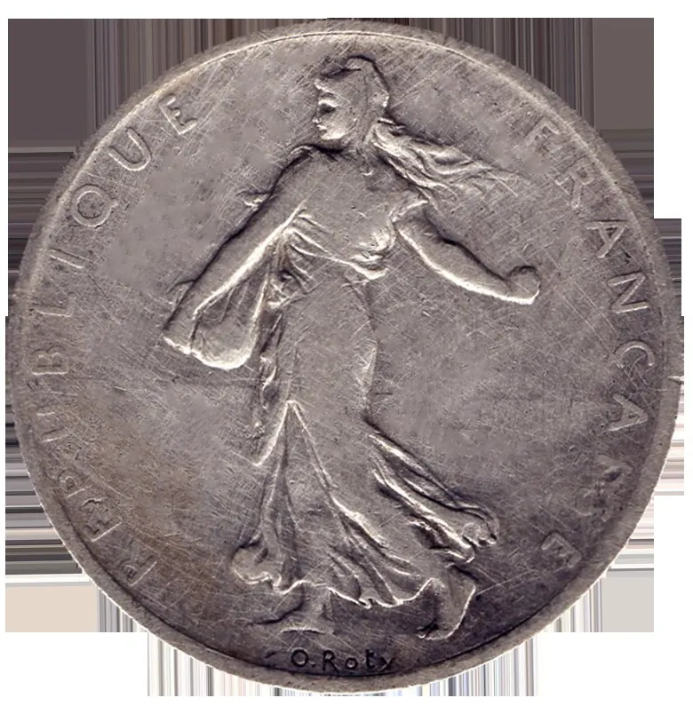 1 Franc Semeuse Silbermünze, 1 Franc
