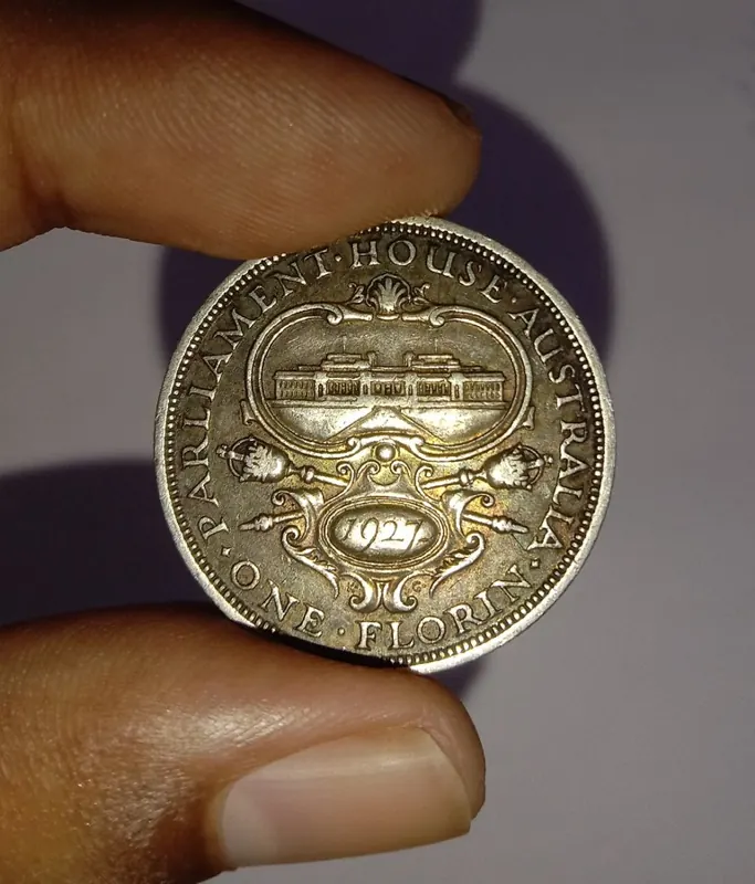Florin Australien Silbermünze, Florin