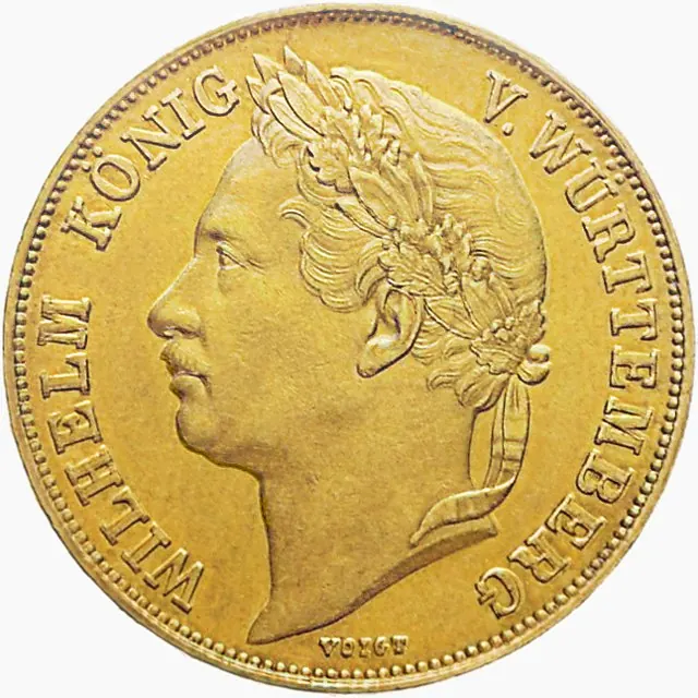 1 Gulden Süddeutschland Silbermünze, 1 Gulden