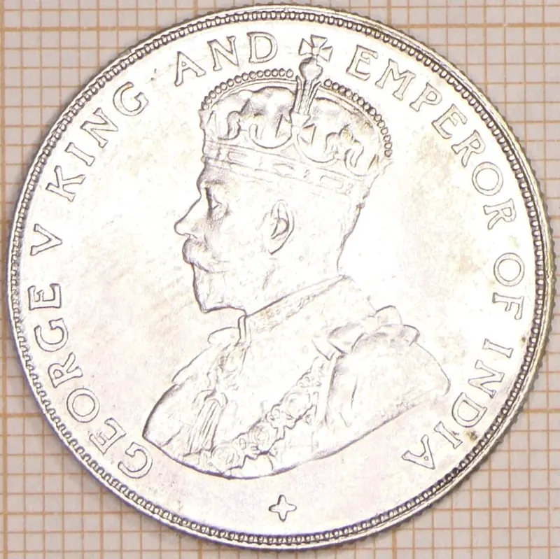 50 Cents Straits Silbermünze, 50 Cents