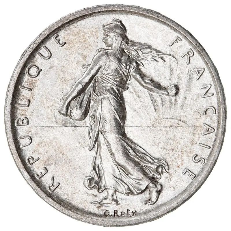 5 Francs Semeuse Silbermünze, 5 Francs
